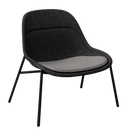 Vale Armless PET Felt Lounge Chair