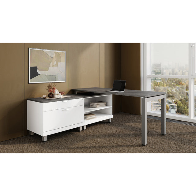 Variant L Shape Office Desk with 2 Drawer Personal Cabinet