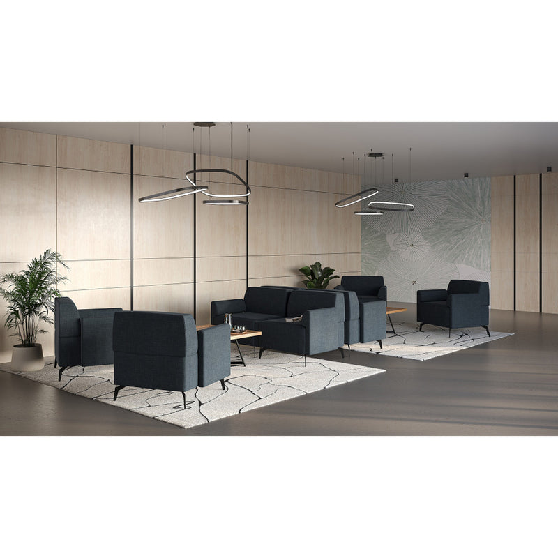Saxon Modular Reception Seating Tall Arms - Set of 2