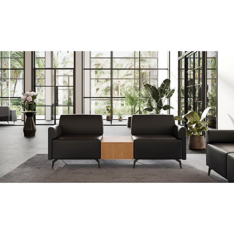 Saxon Modular Reception Seating Tall Arms - Set of 2