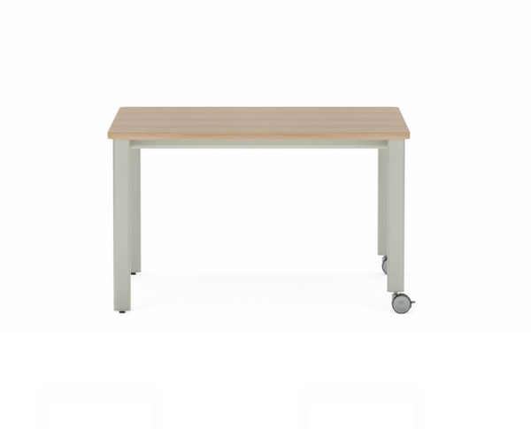 Collaborative Spaces™ 29"H Workshop Table with Casters & Levelers - 48"W x 42"D