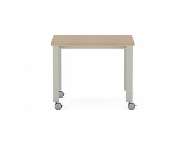 Collaborative Spaces™ 29"H Workshop Table with Casters - 36"W x 36"D