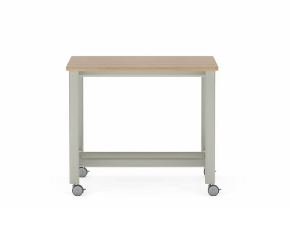 Collaborative Spaces™ 42"H Workshop Table with Casters - 48"W x 48"D