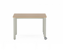Collaborative Spaces™ 29"H Workshop Table with Casters & Levelers - 42"W x 42"D