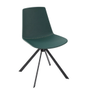 Zoso Contemporary Faux Leather Swivel Guest Chair