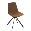 Zoso Contemporary Faux Leather Swivel Guest Chair