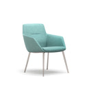 Ardyn Low Back Lounge Chair 4-Leg Metal Base