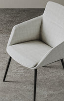 Ardyn Low Back Lounge Chair 4-Leg Metal Base