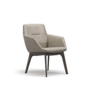 Ardyn Low Back Lounge Chair 4-Leg Wood Base