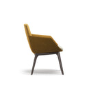 Ardyn Low Back Lounge Chair 4-Leg Wood Base