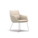 Ardyn Low Back Lounge Chair Wire Base