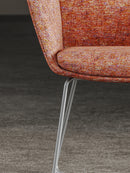 Ardyn Low Back Lounge Chair Wire Base