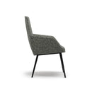 Ardyn Mid Back Lounge Chair 4-Leg Metal Base