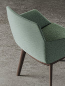 Ardyn Low Back Lounge Chair 4-Leg Wood Base