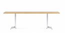 Anywhere 96"W x 36"D Rectangular Conference Table with Tapered Blade Bases & One Piece Top