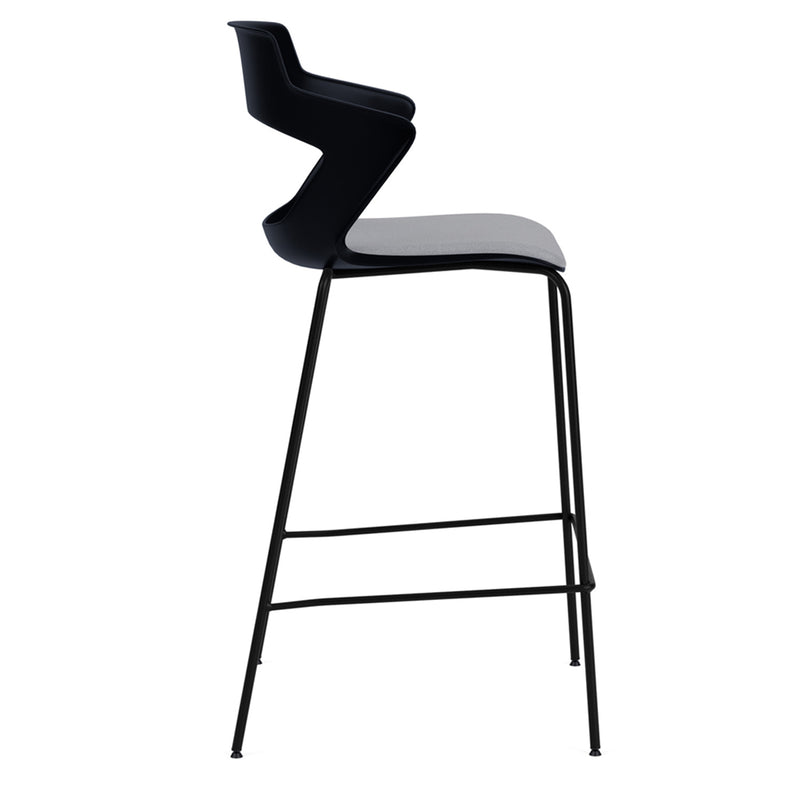 Zee Chairs Counter Stool on a 4-Leg Base