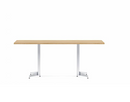 Anywhere 72"W x 36"D Rectangular Conference Table with Tapered Blade Bases & One Piece Top