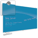 OS Magnetic Glass Dry Erase Whiteboard - 72"W x 48"H