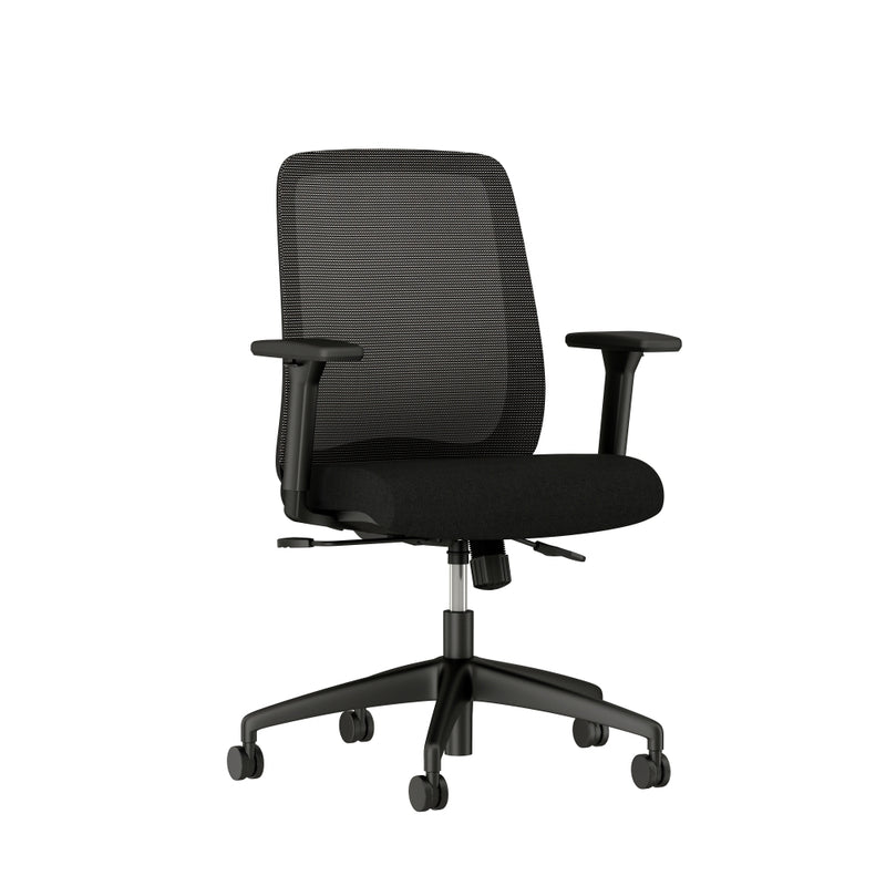 Bolton Black Frame Configurable Mid-Back Task Chair