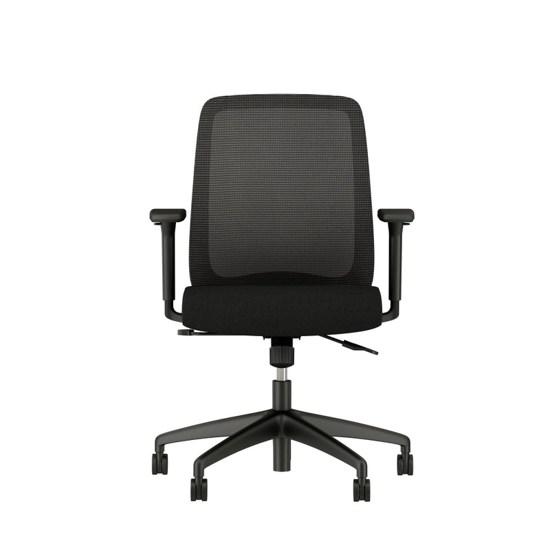 Bolton Black Frame Configurable Mid-Back Task Chair