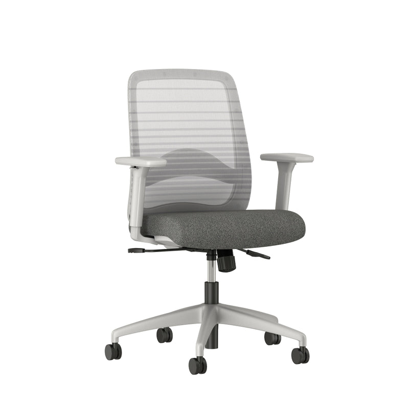 Bolton Grey Frame Configurable Mid-Back Task Chair