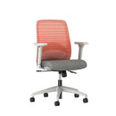Bolton Grey Frame Configurable Mid-Back Task Chair