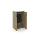 Calibrate Series Storage 50"H Two Door Cabinet with Vertical Coat Rod