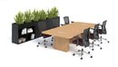 Calibrate Conference 3-Base Rectangular Table with Radius Corners