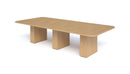 Calibrate Conference 3-Base Rectangular Table with Radius Corners