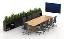 Calibrate Conference 3-Base Rectangular Table with Radius Corners