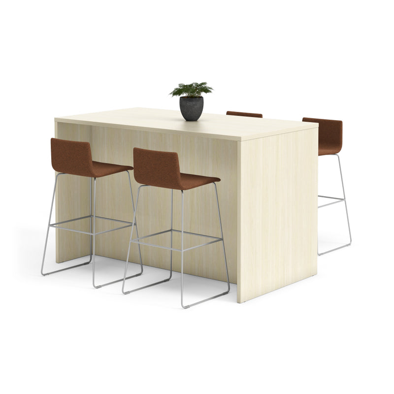 Itzee Bar Height Stool, 4-Leg Base