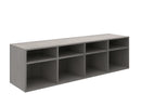 Calibrate Series Storage Floor Bookcase 72" Wide