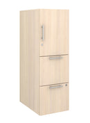 Calibrate Series Storage BF Pedestal Tower With Cupboard On Glides