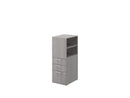 Calibrate Series Storage BBF Pedestal Tower With Open Side Bookcase On Glides