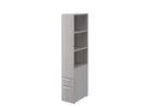 Calibrate Storage Pedestal Tower with Open Bookcase 74x12