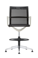 Kinetic Stool White Frame Spider Mesh Color Task Chair