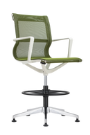 Kinetic Stool White Frame Spider Mesh Color Task Chair