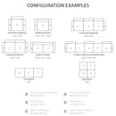 Saxon Modular Reception Seating Short Left Arm