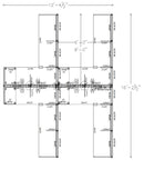 Compile 4 Person 42"H 6' x 8' Workstation Typical
