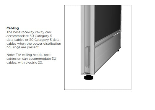 Compile 6 Person 54"H 6' x 6' Sit To Stand Workstation Typical