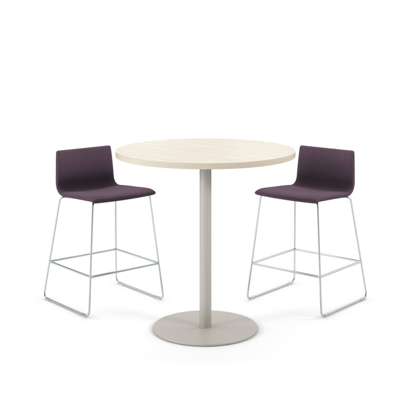 Itzee Counter Height Stool, Sled Base