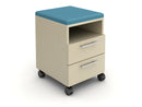 Calibrate Top Opening Cubby Box Box Drawers Pedestals On Casters