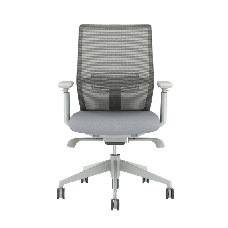 Devens Grey Frame Configurable High Back Task Chair