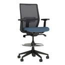 Devens Black Frame Configurable Stool