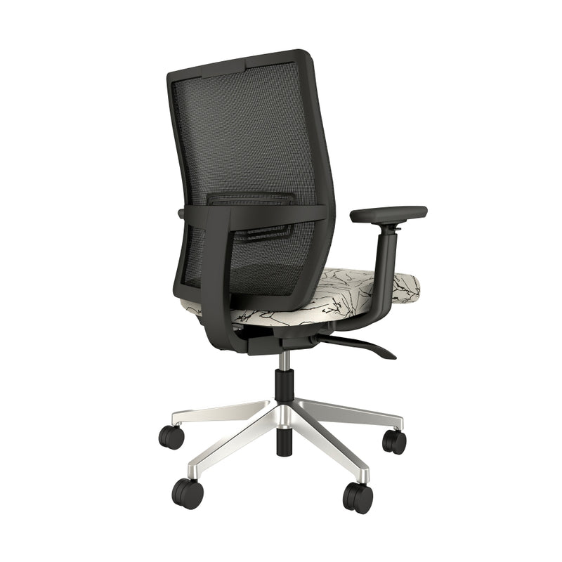 Devens Black Frame Configurable High Back Task Chair