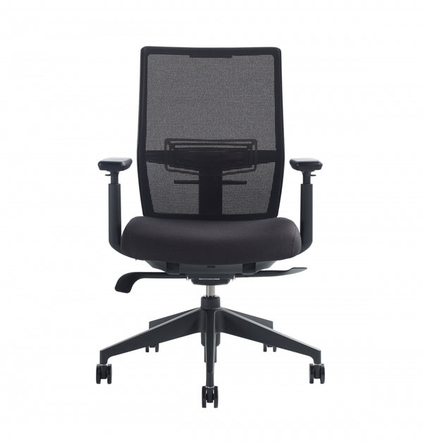 Devens Black Frame Configurable High Back Task Chair