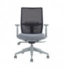 Devens Grey Frame Configurable High Back Task Chair