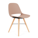 Eclipse Guest Chair on a Modern Wood Base