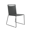 Splash Stackable Poly Back Chair on a Sled Base