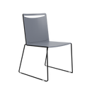 Splash Stackable Poly Back Chair on a Sled Base